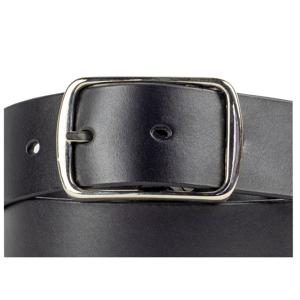 40mm Black Leather Belt - Harrisson Australia