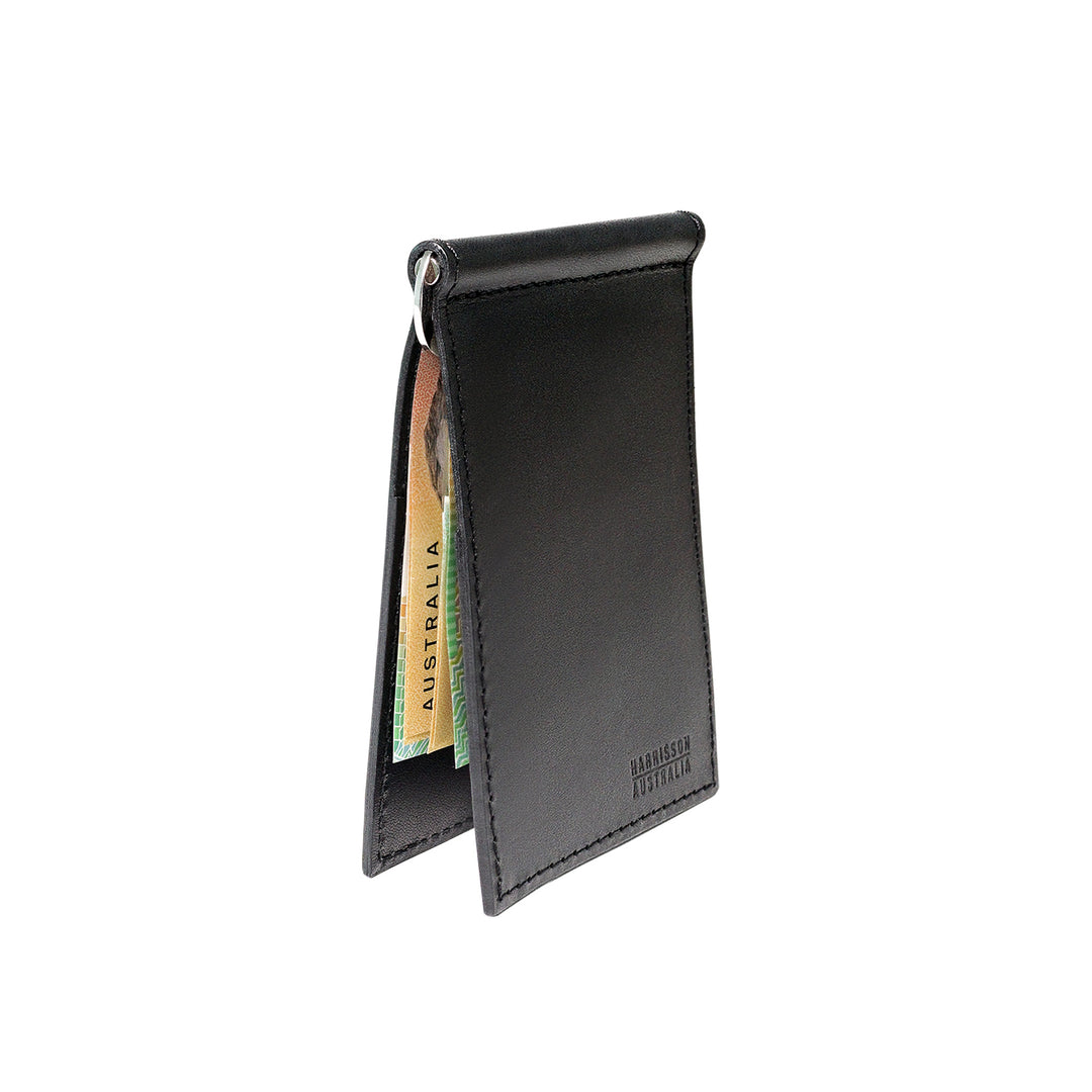 Leather Billfold Wallet Black