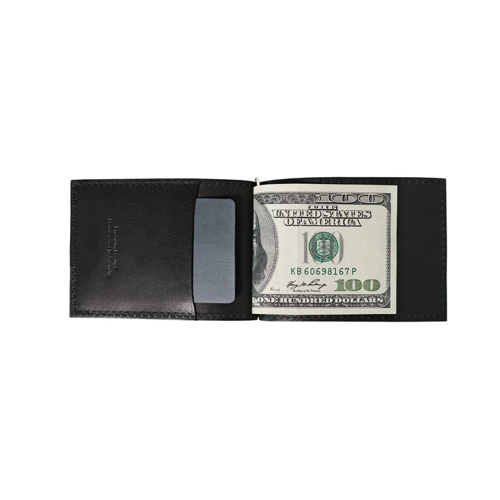 Leather Billfold Wallet Black