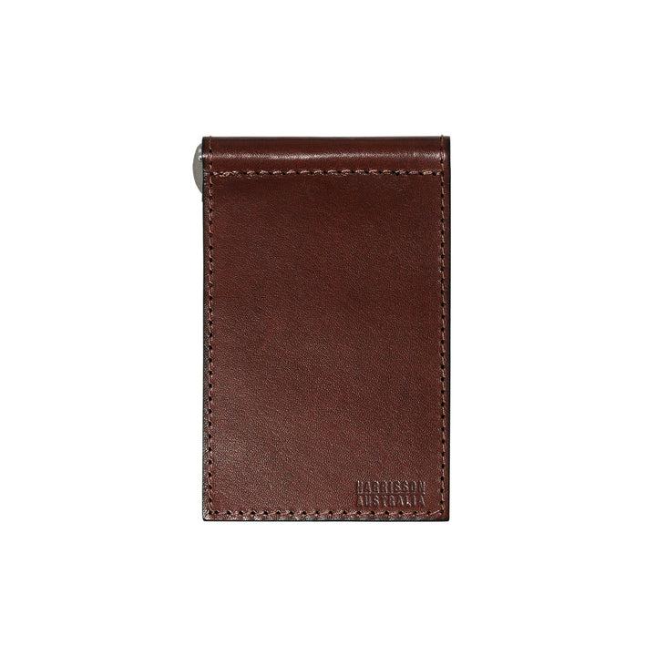 Leather Billfold Wallet Brown
