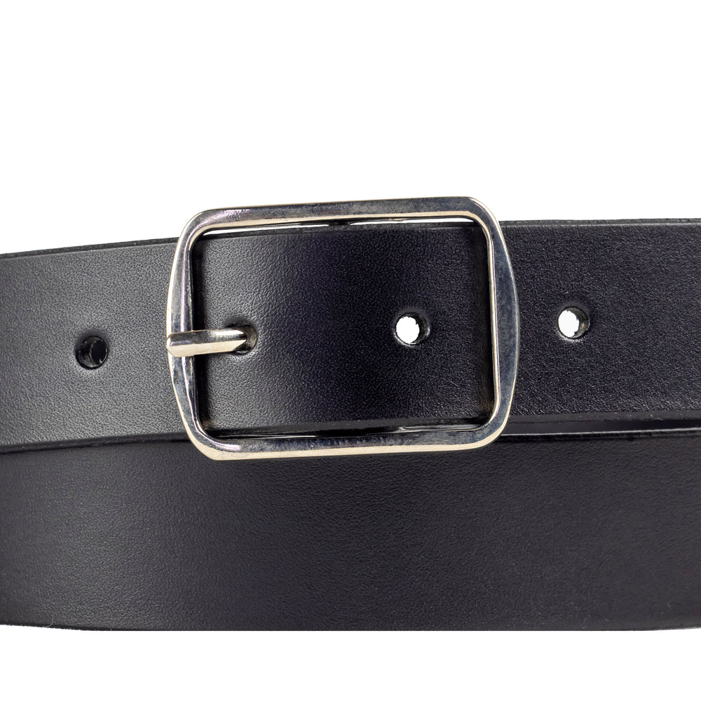 30mm Black Leather belt - Harrisson Australia