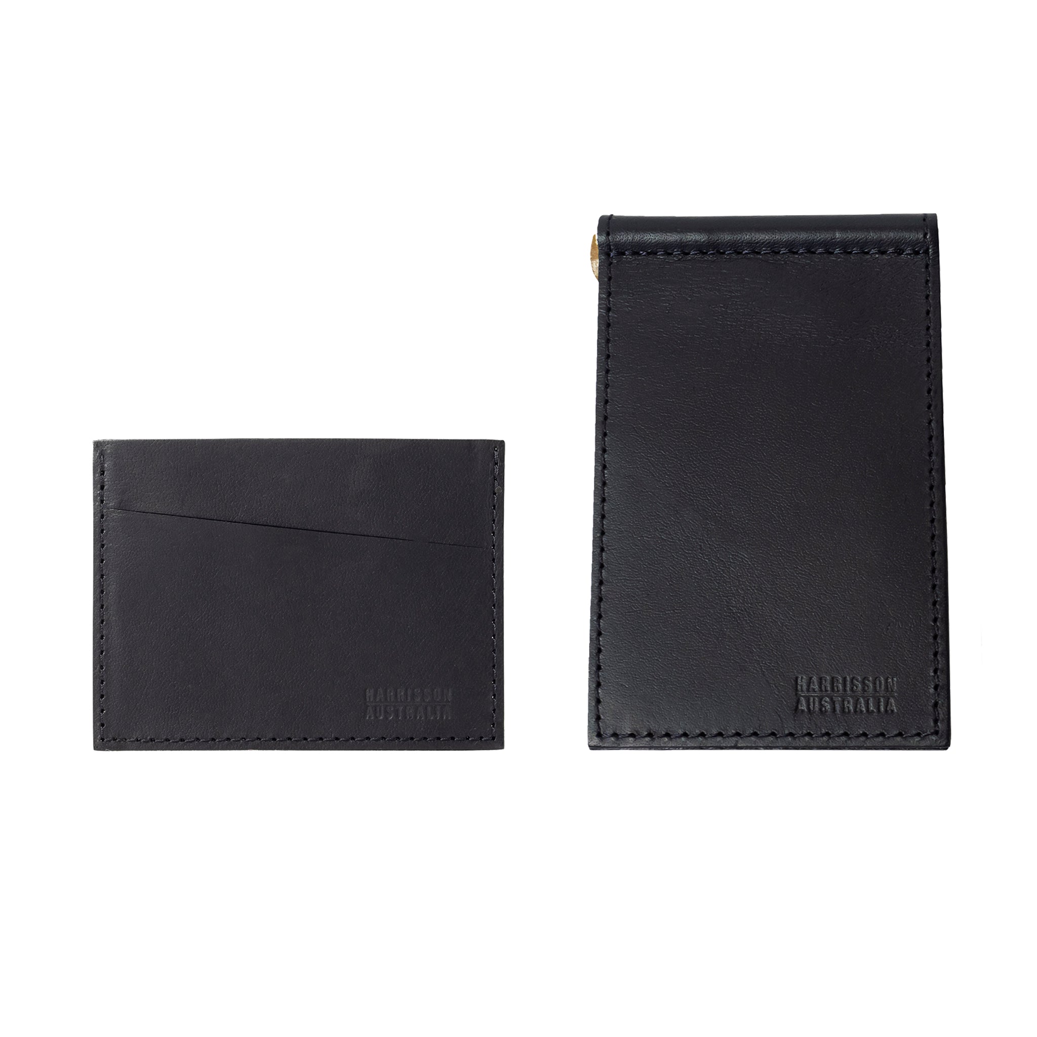 Black Billfold Wallet Card Sleeve Wallet Harrisson Australia