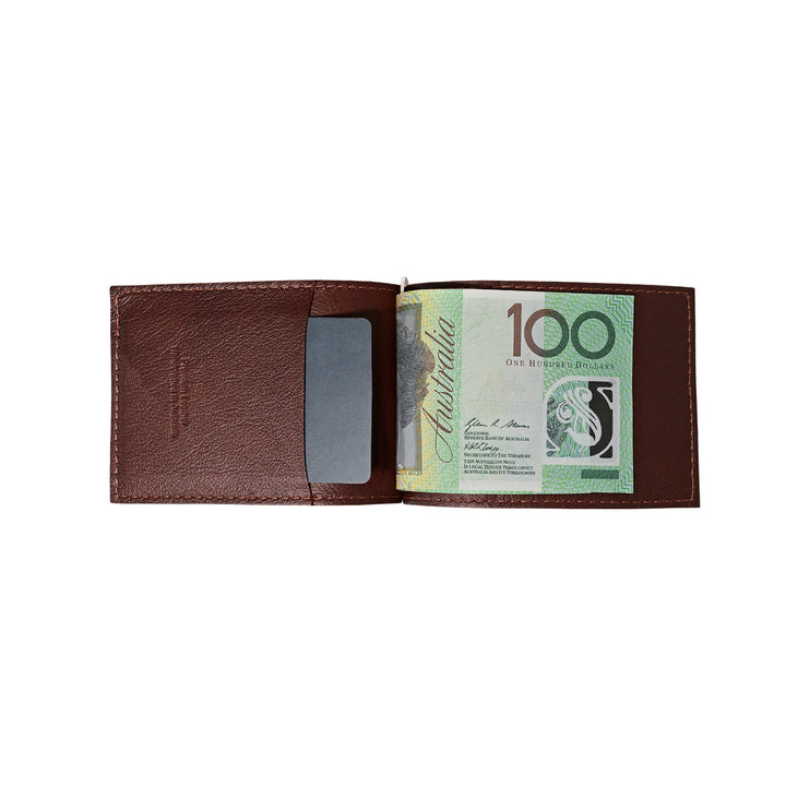 Brown Billfold Wallet With Matching Keyring