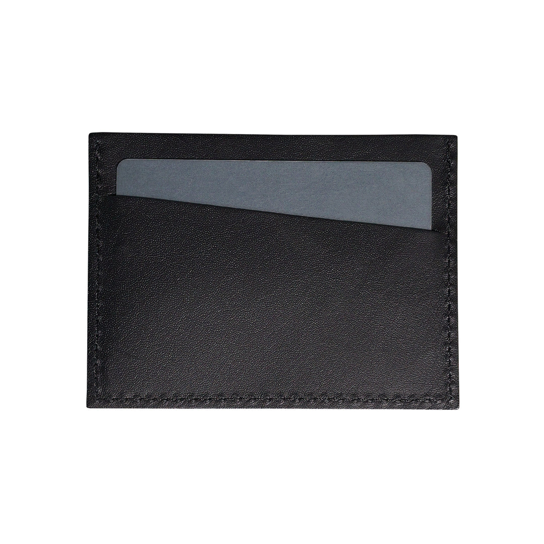 Black Card Sleeve Wallet With Matching Keyring