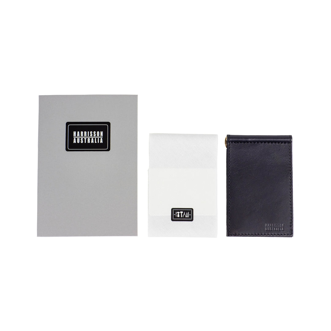 Limited Offer, Black Billfold Wallet With Matching Keyring - Harrisson Australia